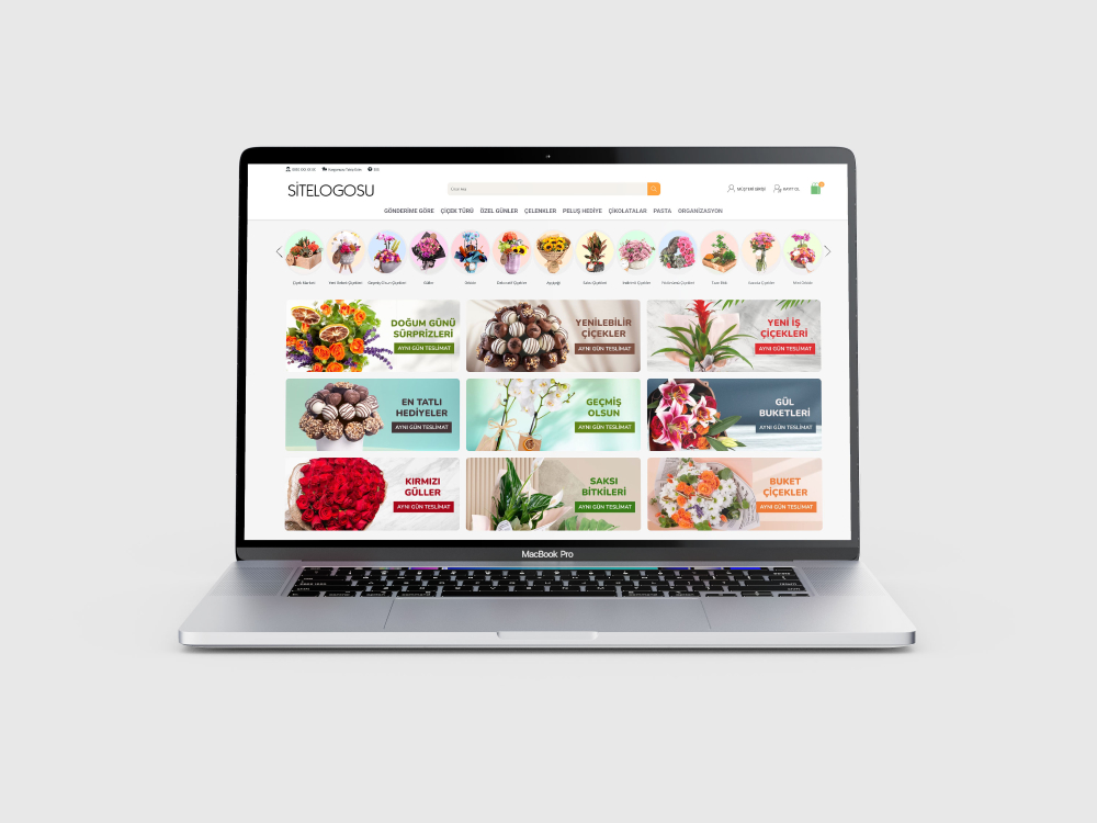 Opencart Çiçekci Teması V4